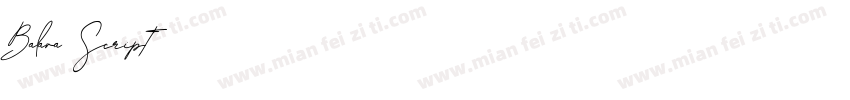 Balava Script字体转换